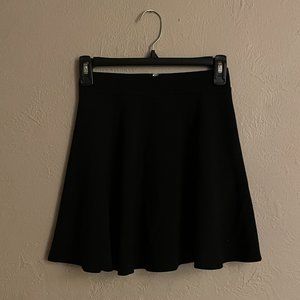 H&M black skater skirt